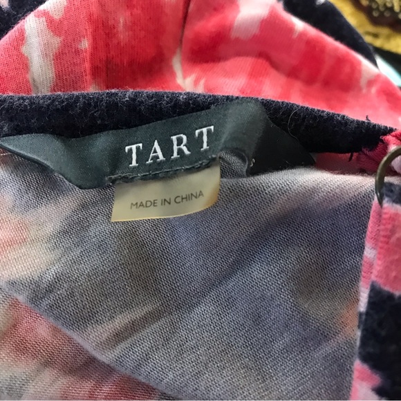 Tart Winslet Maxi Dress Tie Dye GUC Casual Criss Cross Back Woman’s Small S Sexy - Picture 13 of 16